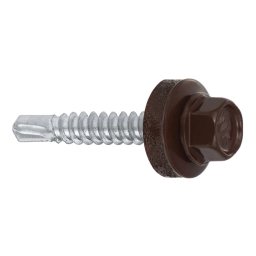 Autoforant RAL 4,8 x 55 cu saiba EPDM, prindere pe lemn RAL 8019