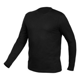 Tricou cu maneca lunga, negru XL