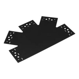 Conector decorativ negru