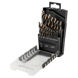Trusa burghie metal HSS-CNC 1.0-10.0 mm, 19 buc