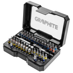 Set biti cu adaptor 60 piese GRAPHITE