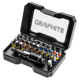 Set biti cu prelungitor 32 piese GRAPHITE