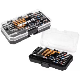Set burghie si biti 20 piese GRAPHITE