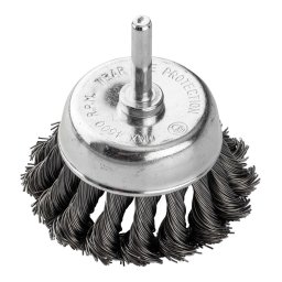 Perie cupa flex cu tja 6 mm 75 mm