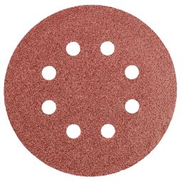 Disc abraziv cu gauri 125mm 5 buc/set GRAPHITE K120