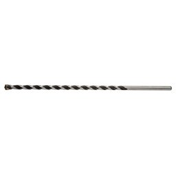 Burghiu beton alb negru, coada cilindrica, varf vidia 8 x 250 mm