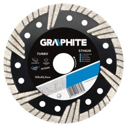 Disc diamantat turbo 125 x 22.2 x 2.6 mm