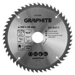Disc fierastrau circular vidia 190 x 30 mm 50 dinti