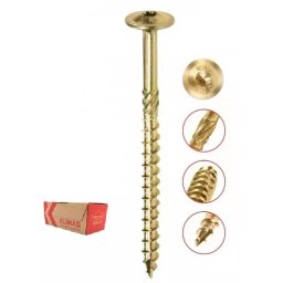 Surub dulgherie Wkret-Met cu cap plat 8 x 200 mm