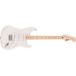 Squier Sonic Stratocaster HT Maple Fingerboard White Pickguard Arctic White