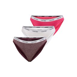 Calvin Klein Underwear Slip roz / roșu bordeaux / alb