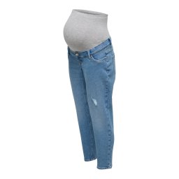 Only Maternity Jeans 'OLMCatwalk' albastru denim / gri deschis