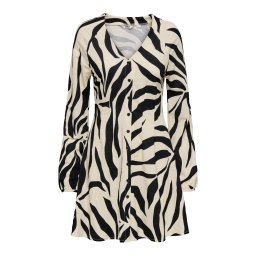 ONLY Rochie tip bluză 'ONLSAKURA' ecru / negru