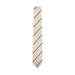TOMMY HILFIGER Cravată bej / bleumarin / alb