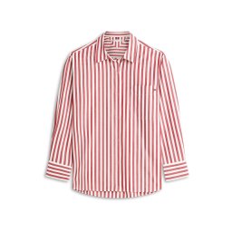 TOMMY HILFIGER Bluză 'Ess' ecru / roșu cireș