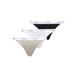 Calvin Klein Underwear Tanga gri deschis / negru / alb