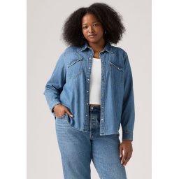 Levi's® Plus Bluză albastru denim