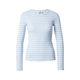 PIECES Tricou 'PCRuka' albastru deschis / alb