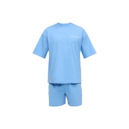 Calvin Klein Underwear Pijama scurtă azuriu