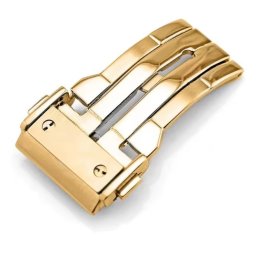 Cataramă tip Hublot aurie 22mm