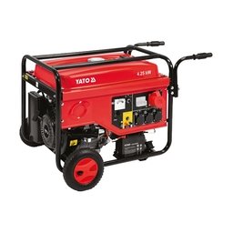 Yato - YT-85460 - Generator de uz general, 4.25 kW, Yato, CP188F, 7.37 CP, 25 l, pornire mecanica, monofazat