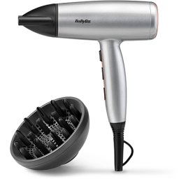 Uscator de par D580DE, 2100 W, 3 trepte de temperatura, Argintiu