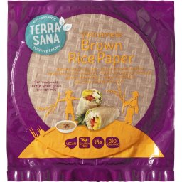 Foi integrale de orez, Vietnameze, fara gluten, 15 bucati bio 150g