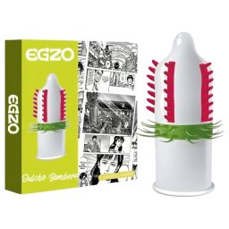 Egzo Dulche Bombero - prezervativ stimulator cu țepi - 1 bucată