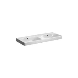 Geberit 500.223.01.1 - Lavoar dublu suspendat Smyle Square 120 x 48 cm, ceramică/alb