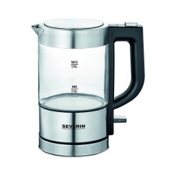 Severin WK 3472 - fierbător electric rapid, 0,5 l, 1100 W/230 V, inox/sticlă