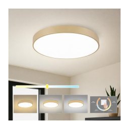 Brilagi Plafonieră LED POOL, 60 W, 230 V, 3000/4000/6000 K, Ø 60 cm, bej