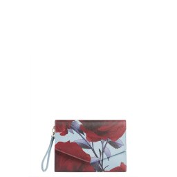 TED BAKER Geantă mică Emrynn Rose Print Pouch 282649 mid-blue