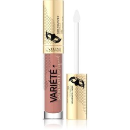 Eveline Cosmetics Variété ruj de buze lichid, cu finisaj matifiant culoare 01 Caramel Cake 4,5 ml
