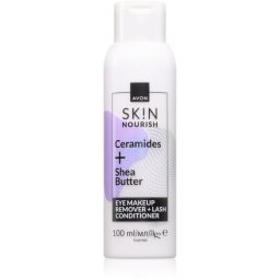 Avon Sk!n Ceranudes + Shea Butter demachiant pentru ochi 2 in 1 100 ml