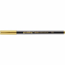 Marker Edding 1340 Metallic, varf tip pensula, 1-6 mm, auriu