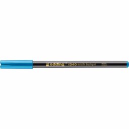 Marker Edding 1340 Metallic, varf tip pensula, 1-6 mm, albastru metalic