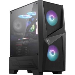 Carcasa MSI MAG FORGE 100R, tower case (black, tempered glass)