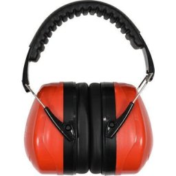 Casti anti-zgomot, 32 dB, Negru/Rosu