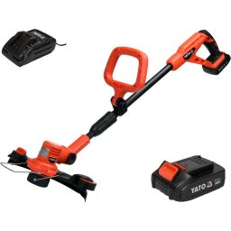 Trimmer de gazon cu acumulator 18V 2Ah Li-Ion 30cm (YT-82830)