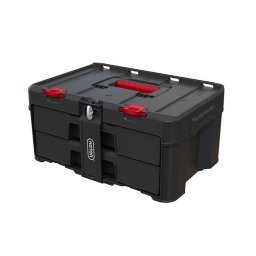 Organizator Stack'N'Roll cu 2 sertare, Negru