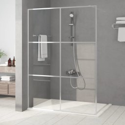 Gossi paravan dus walk-in argintiu 140x195 cm sticla esg transparenta