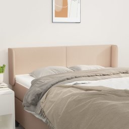 Gossi tablie pat cu aripioare cappuccino 147x16x78/88cm piele eco