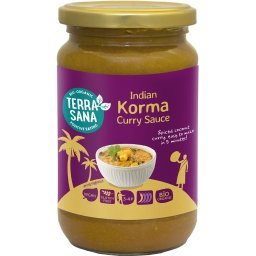 Sos de curry indian Korma, fara gluten bio 350g