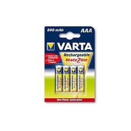 Pachet acumulatoare 4buc. Varta Ready2use NiMh 800mAh AAA