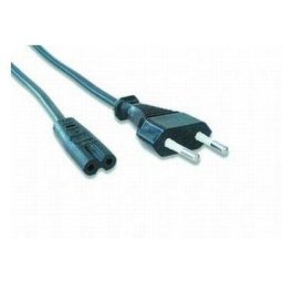 CABLU alimentare GEMBIRD casetofon, 1.8m, intrare Euro plug, iesire C7, bulk, black, "PC-184/2