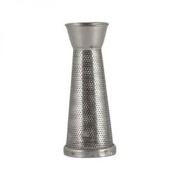Con filtru 5303 NG pentru storcatoarele electrice 9000NPSP, 9000N si 9004N Reber, dimensiunea gauri sitei 2.5 mm, inox alimentar AISI 304