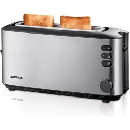 Prajitor de paine Severin AT 2515, 1000 W, 2 felii, Inox