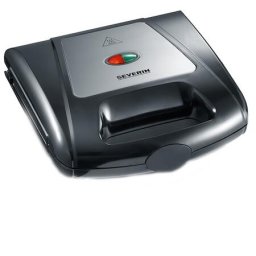 Sandwich-maker 3 in 1, Severin, 1000W, LED, Negru