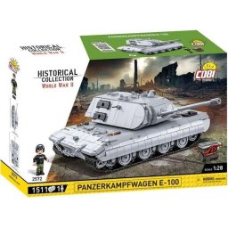 Set de constructie, Cobi, II WW Panzerkampfwagen E-100, 1511 piese