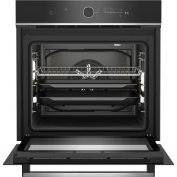 Cuptor incorporabil Beko BBIM13400XS, SteamShine+, Soft-Close, A+, Negru